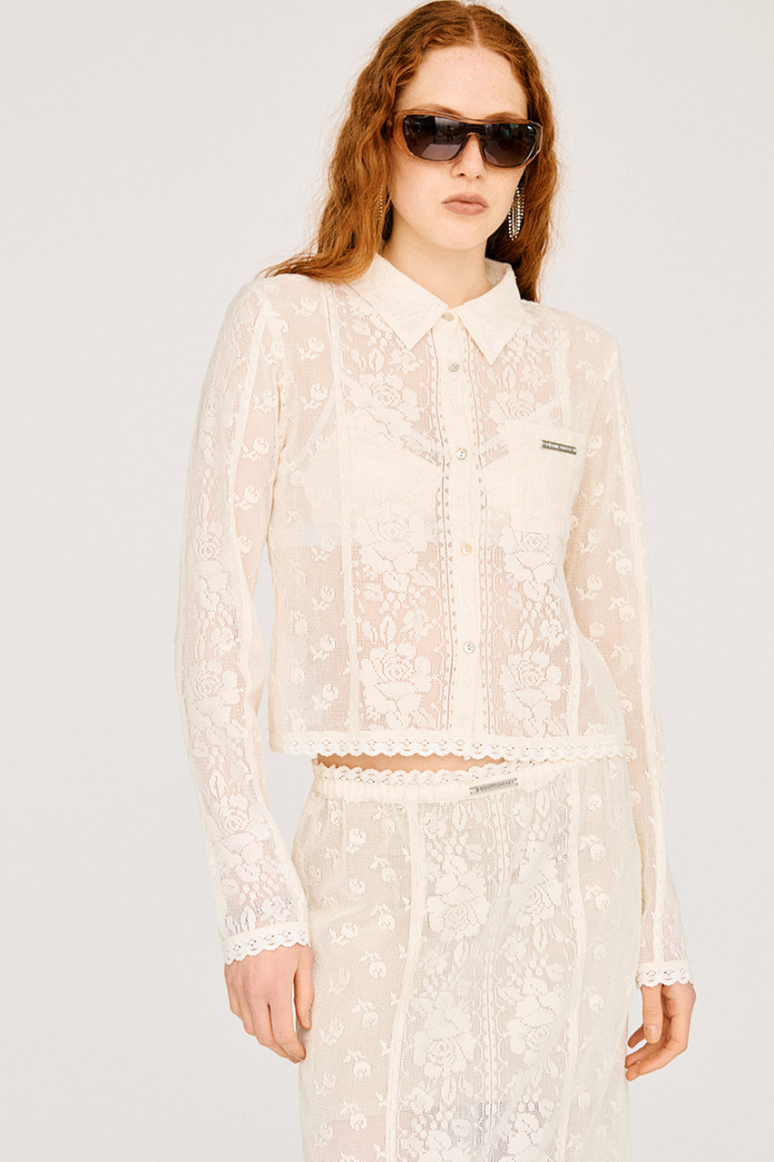 Crochet Lace Shirt - 26SUMMER