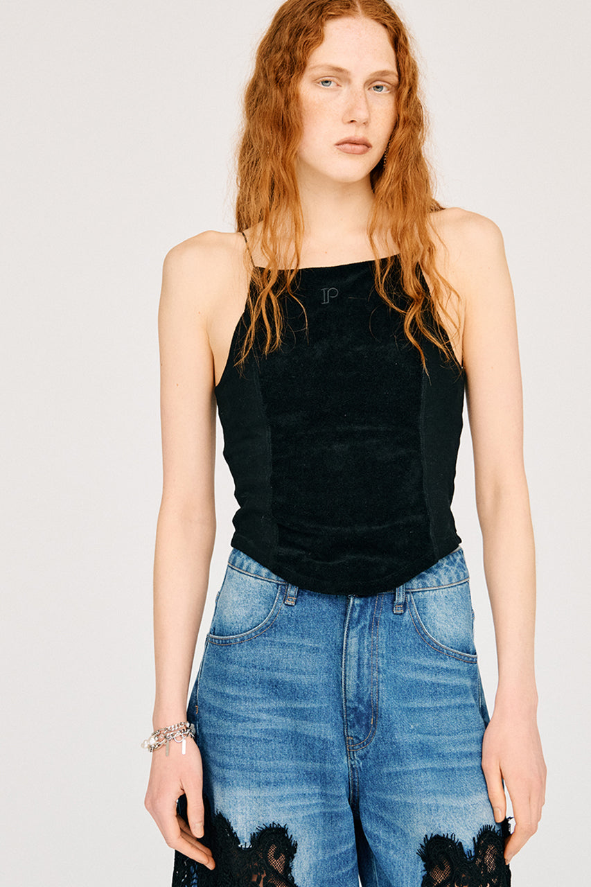 Pile Camisole With Cup