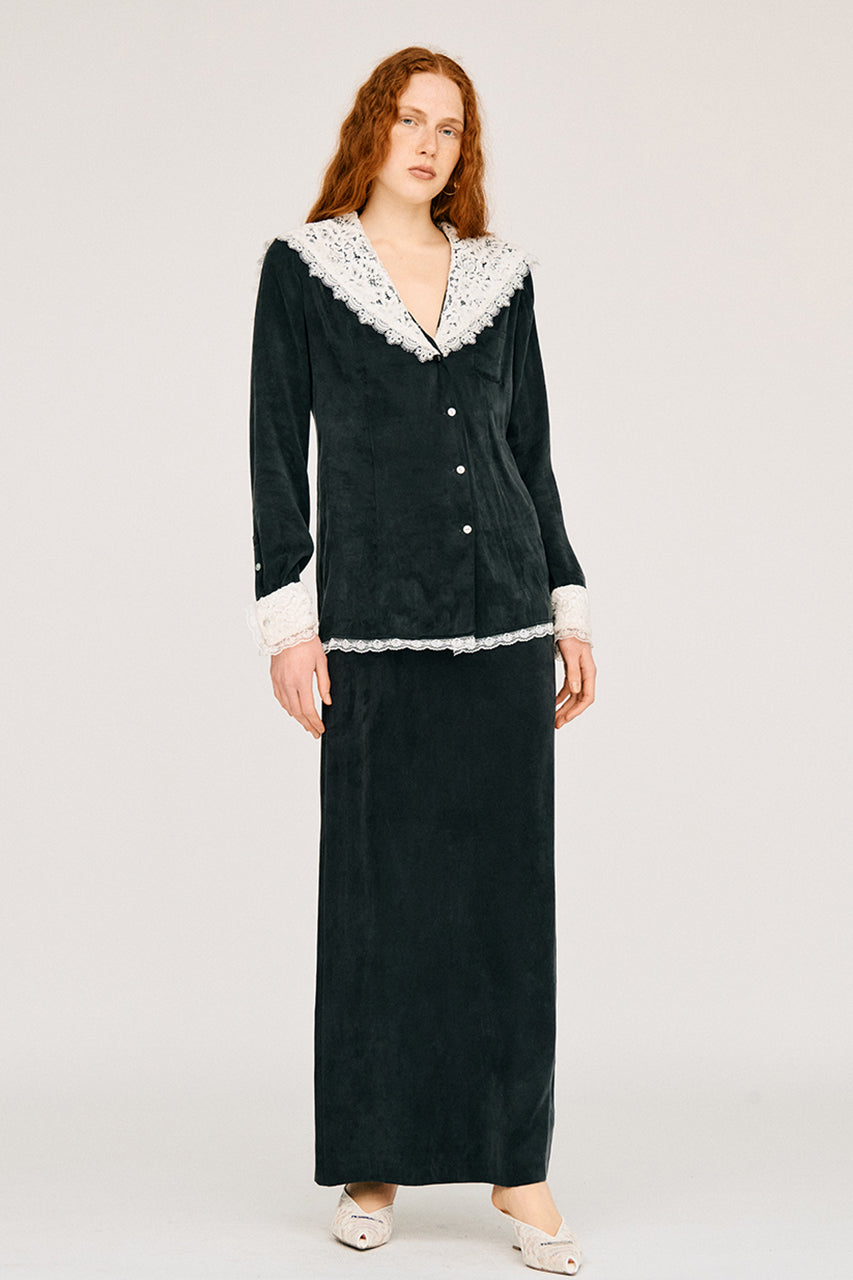 Lace Collar Shirt - PRE ORDER