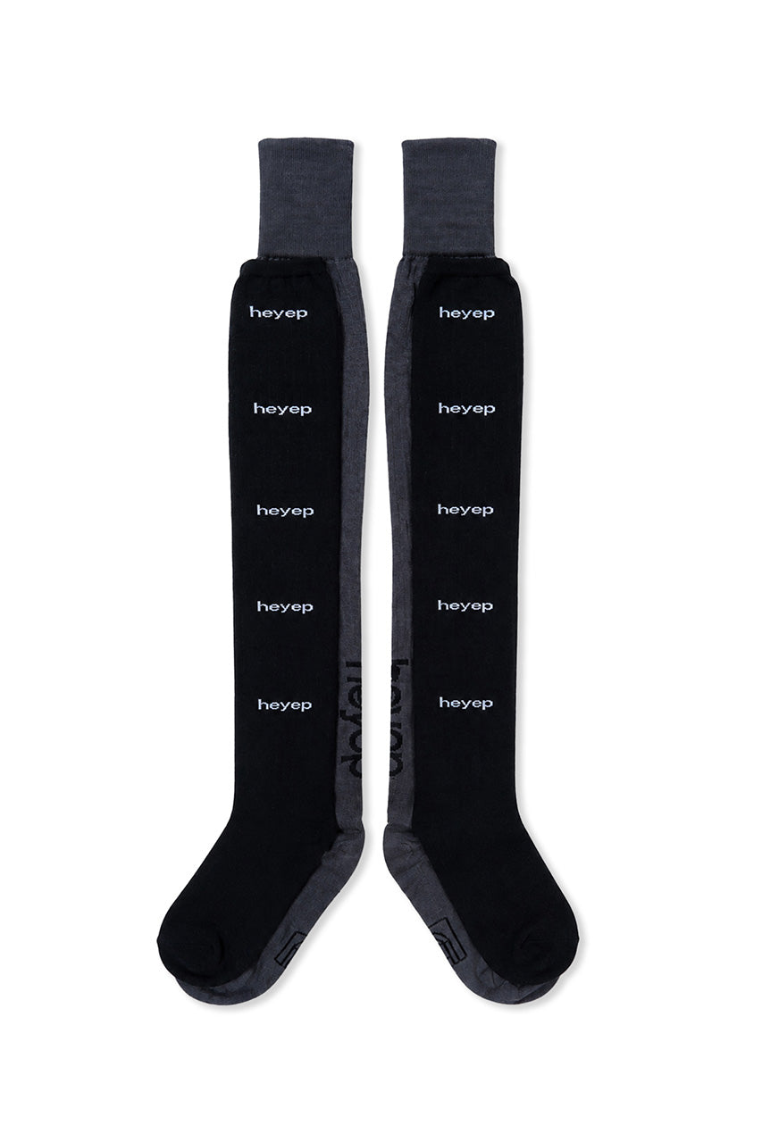 Layered Over Knee Socks