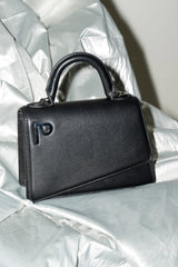 Logo Plate Mini Satchel Bag