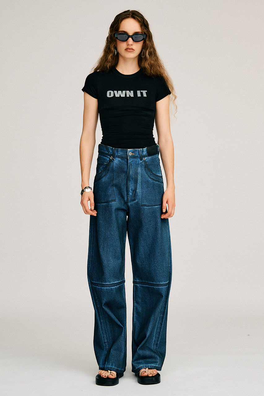 Spray Straight Denim Pants