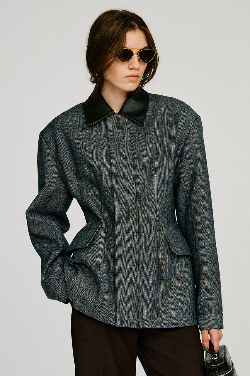 Wool Hourglass Barn Jacket - 2026AUTUMN
