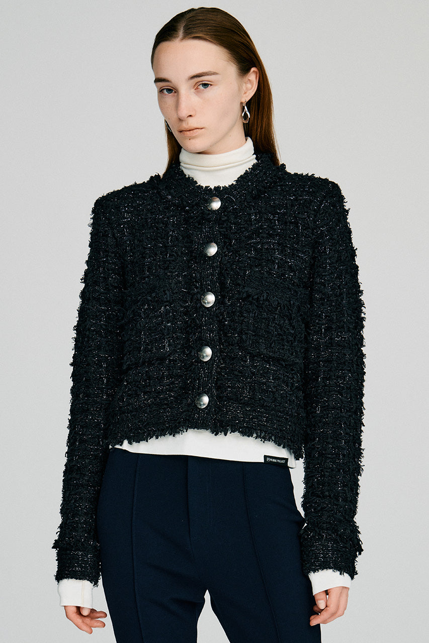 Glint Tweed Knit Jacket - 2026AUTUMN
