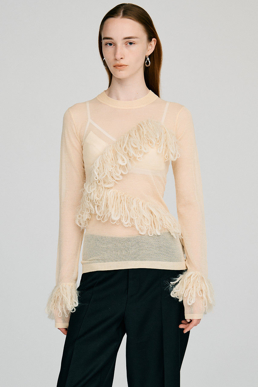 Fluffy Sheer Knit - 2026AUTUMN