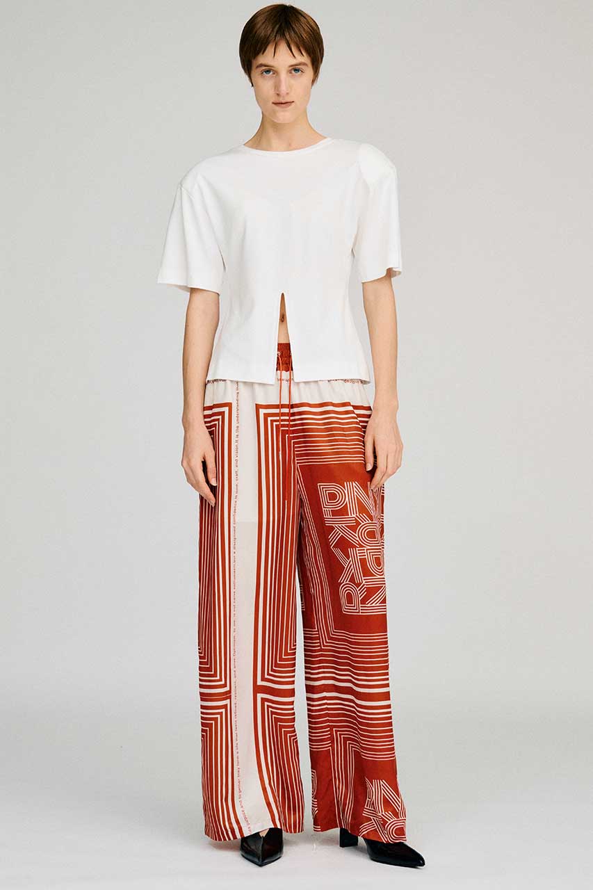 Scarf Print Pants