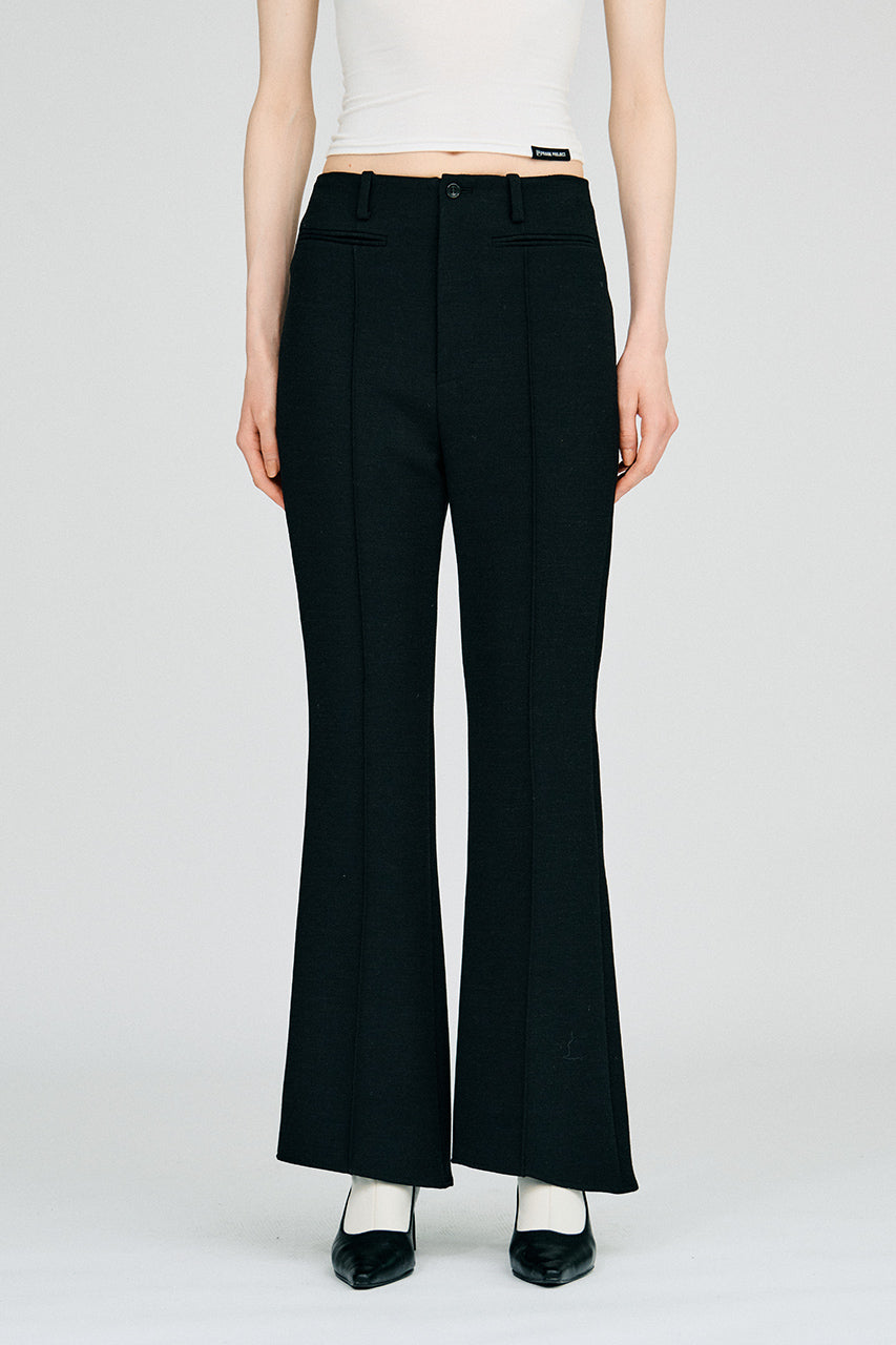 High-Waist Slim Flare Pants - 2026AUTUMN