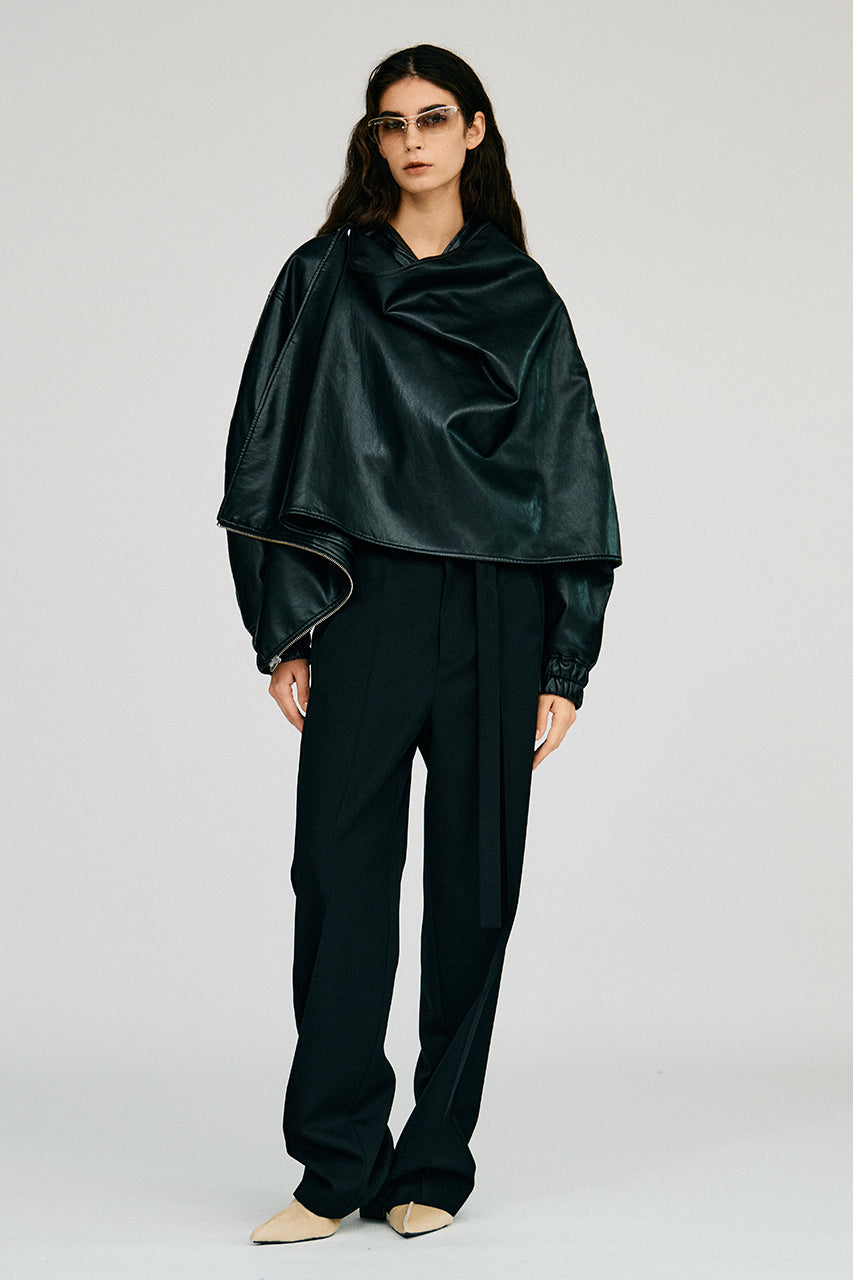Belt Combination Slim Straight Slacks - 2026AUTUMN