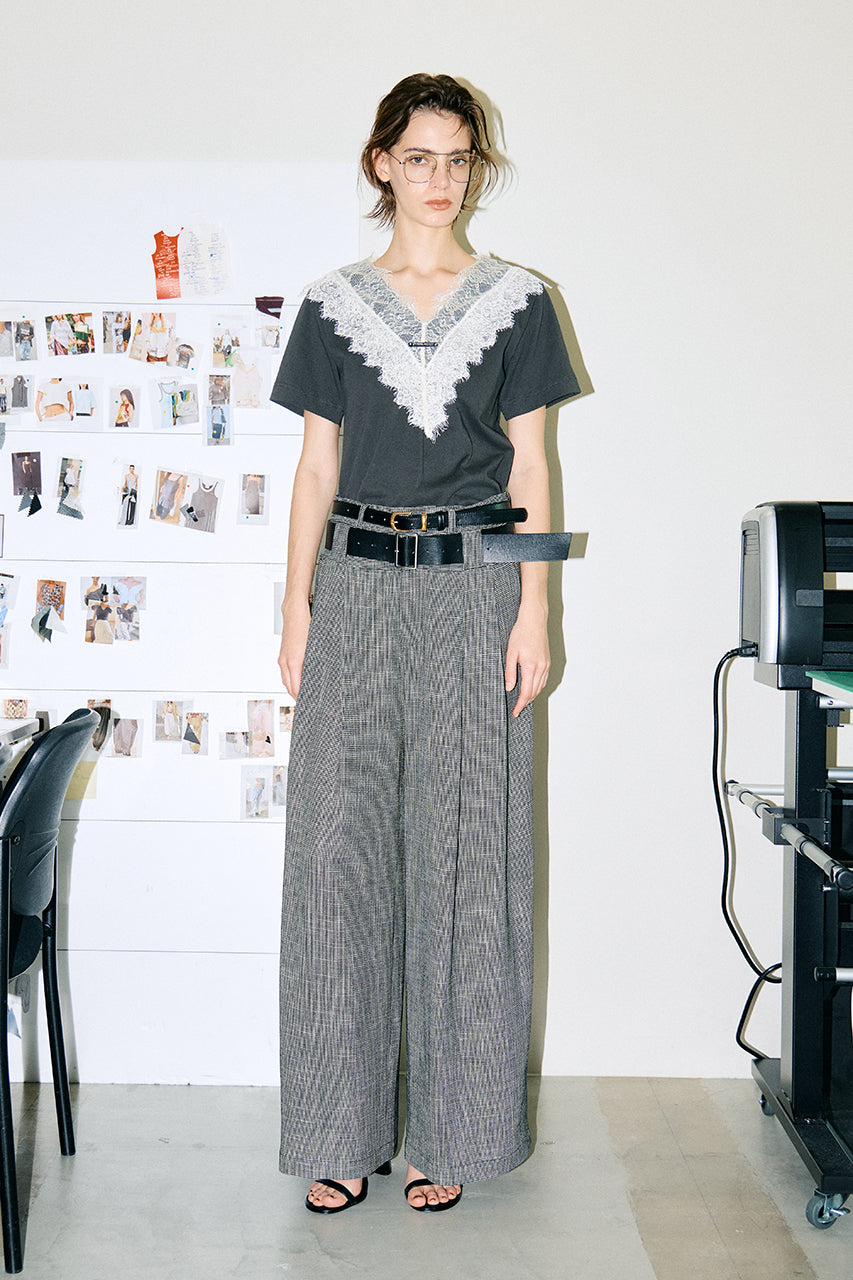 Double-Belted Wide-Leg Pants - 26SUMMER 2nd