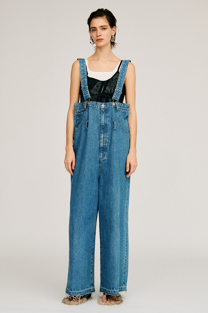 LOOSE WAIST TW-WAY SALOPETTE PANTS
