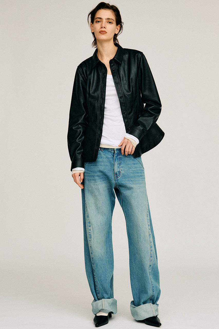 Fold Hem Denim - 2026AUTUMN
