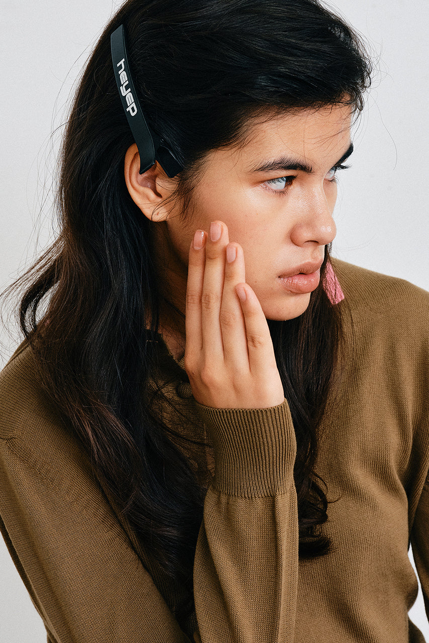 New Logo Hair Clips-Large