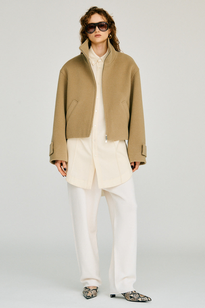 Stand Collar Short Coat - 2026WINTER