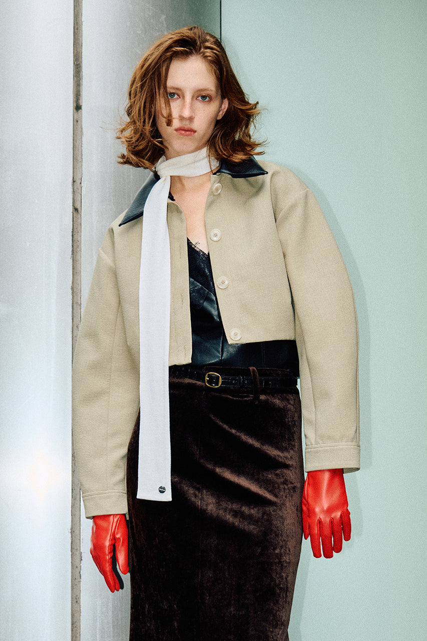 Detachable No-Collar Bonding Blouson - 2026AUTUMN