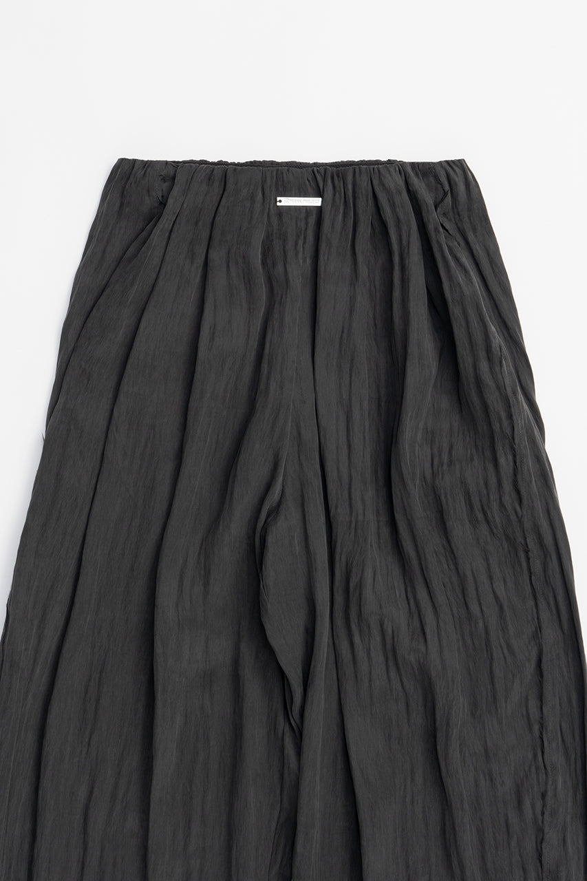 Satin Gathered Balloon Pants