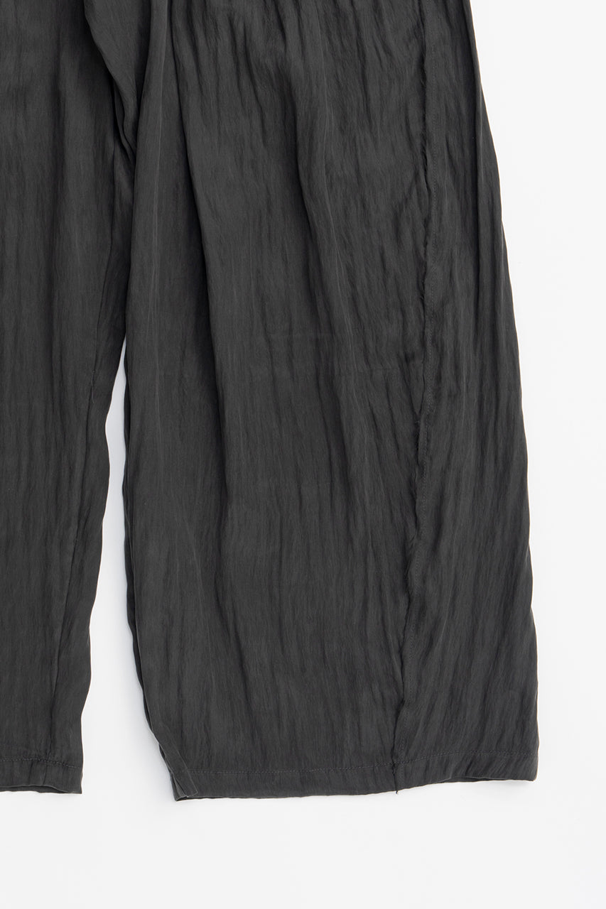 Satin Gathered Balloon Pants