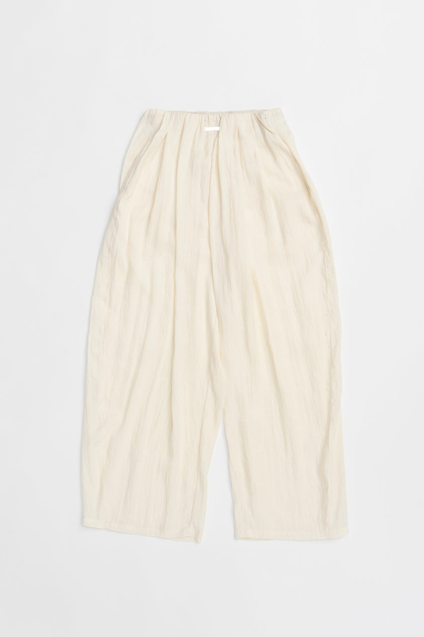 Satin Gathered Balloon Pants