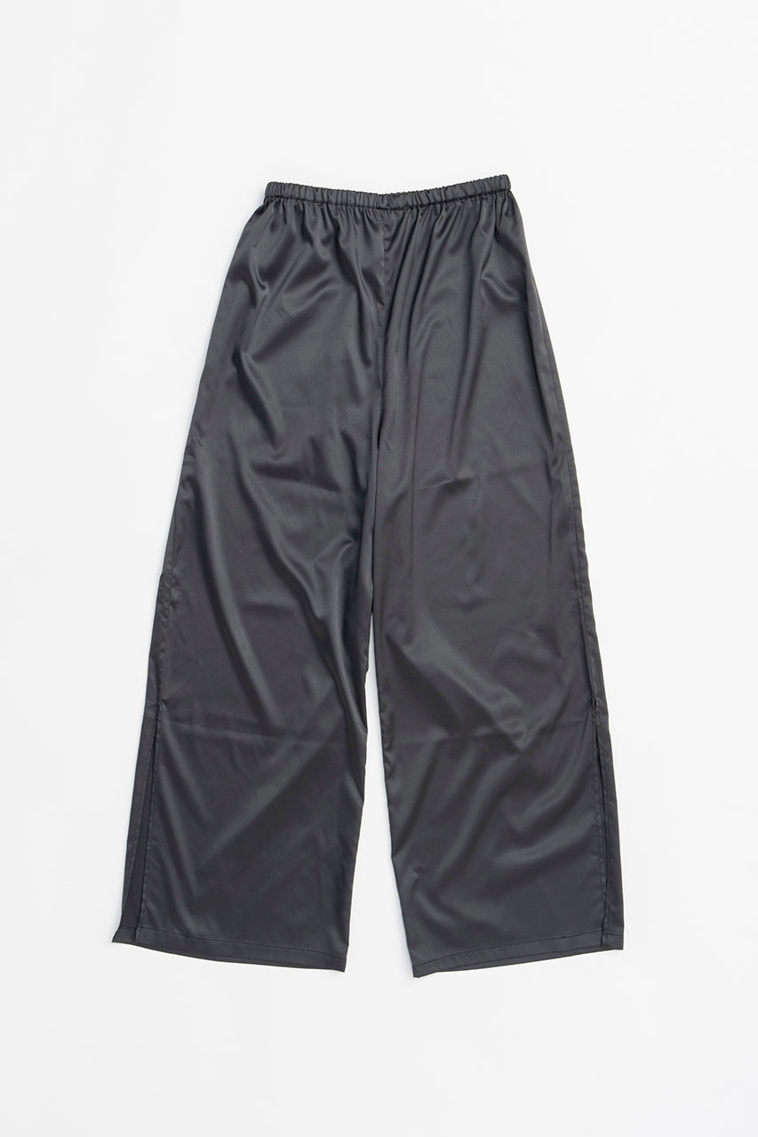 Lace Blocking Satin Pants
