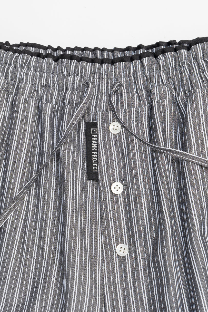 Striped Combi Lace Pajama Pants