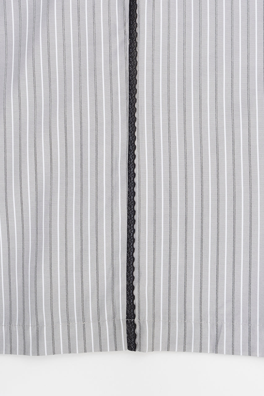 Striped Combi Lace Pajama Pants
