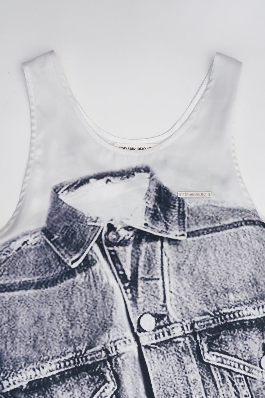 Denim Print Tank - SALE