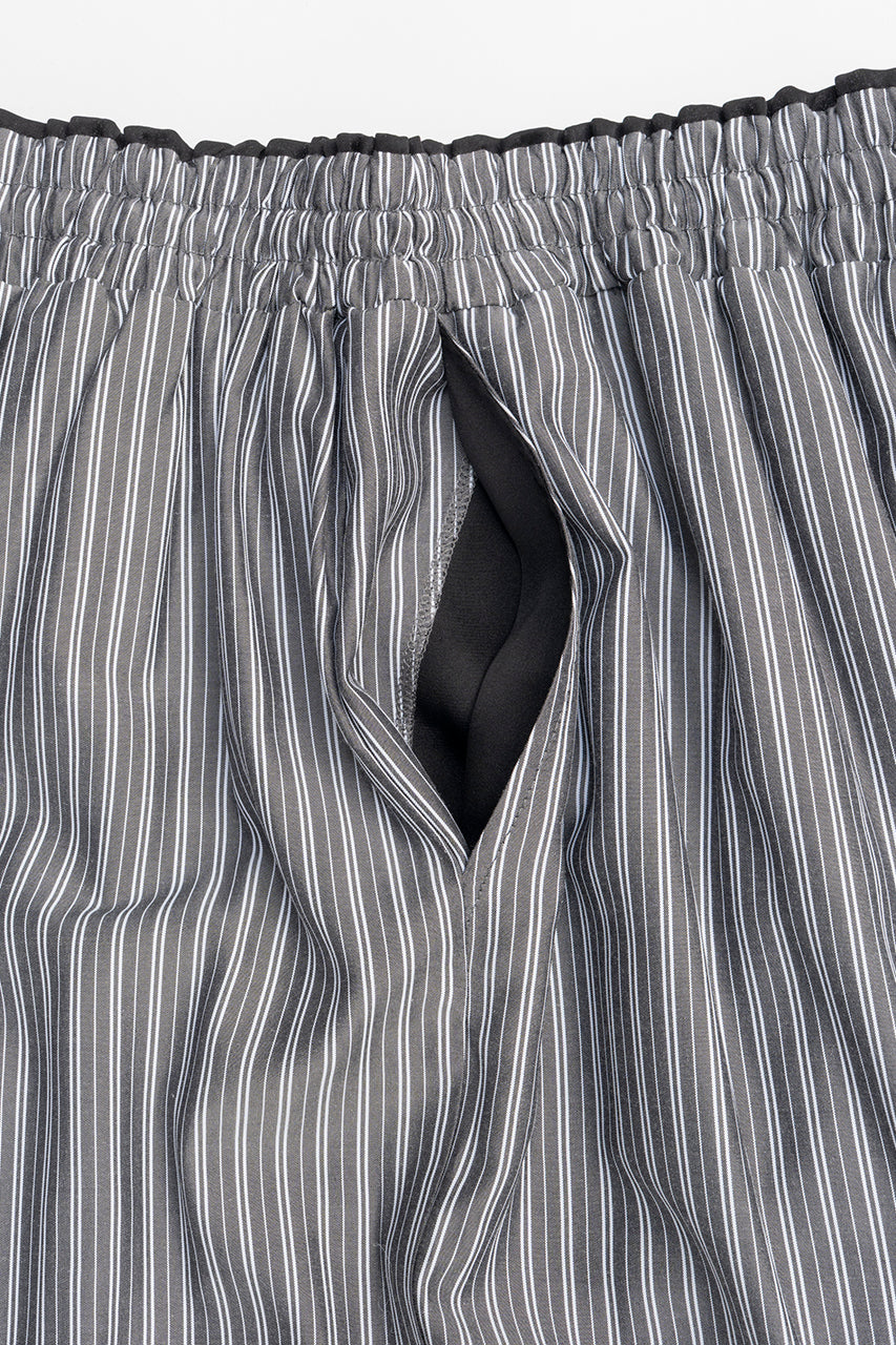 Striped Combi Lace Pajama Pants