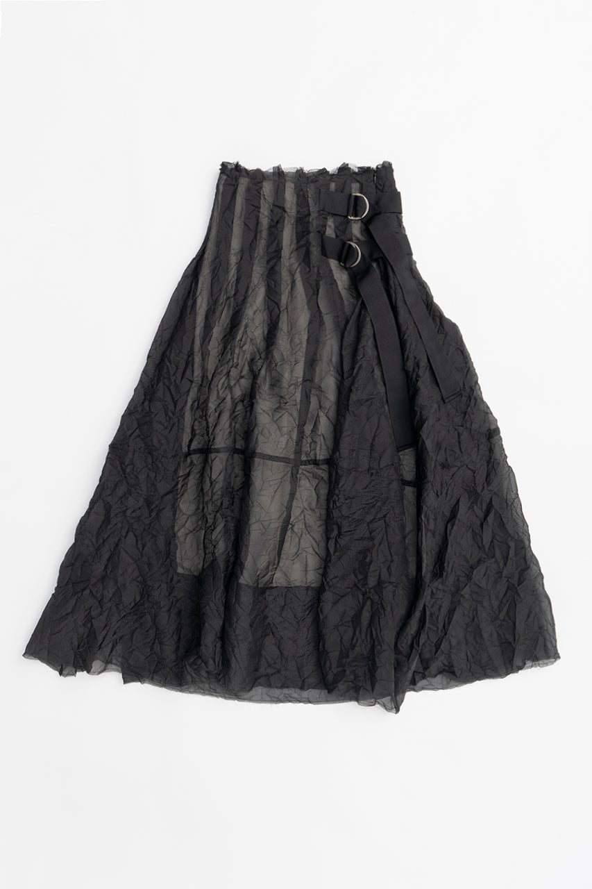 Crinkle Organza Skirt