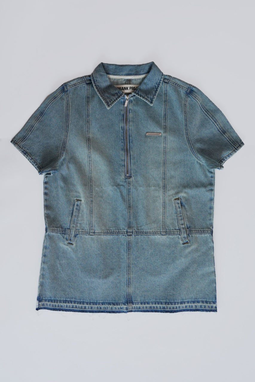 Denim Zip Tunic