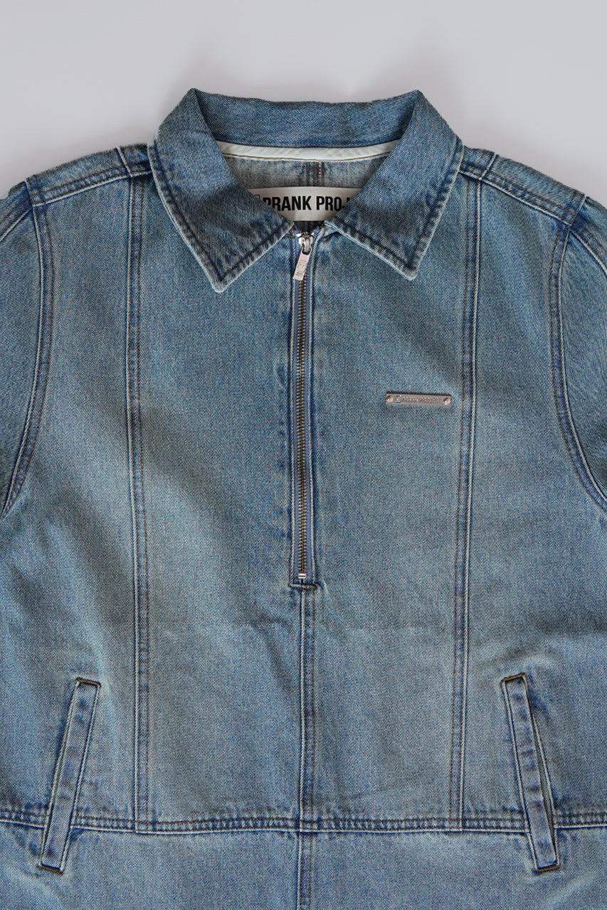 Denim Zip Tunic