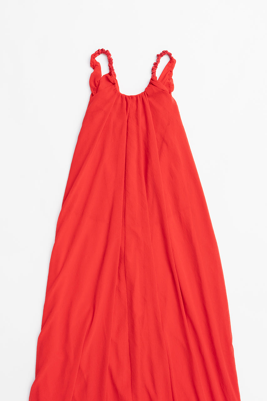 Gathered Balloon Dress