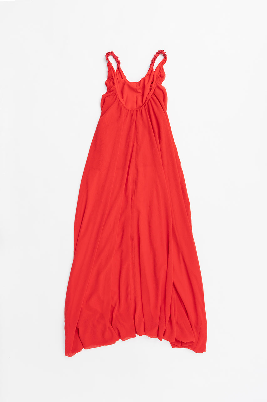 Gathered Balloon Dress