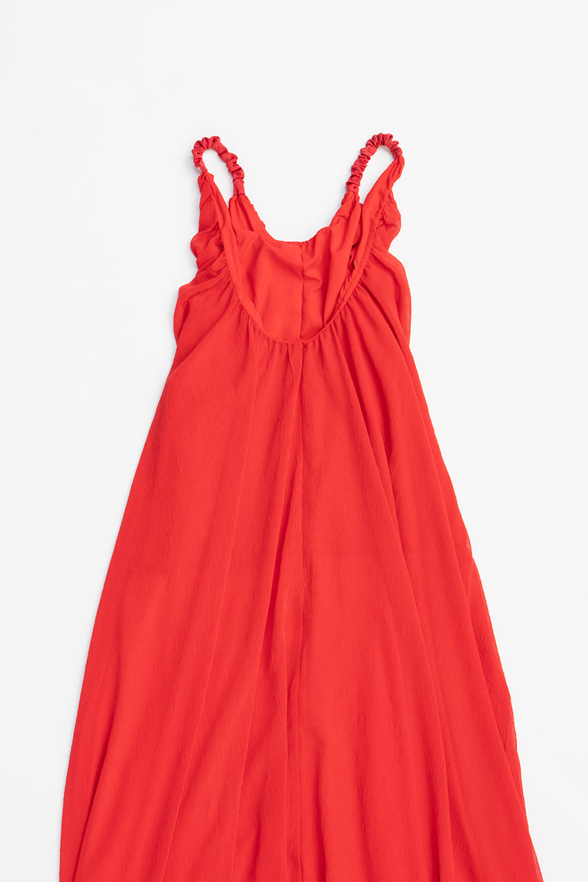 Gathered Balloon Dress