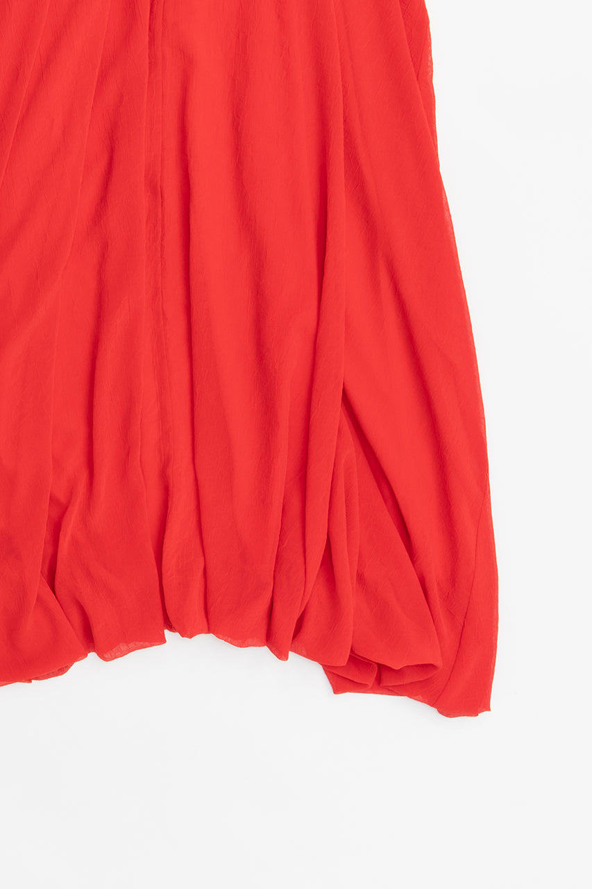 Gathered Balloon Dress