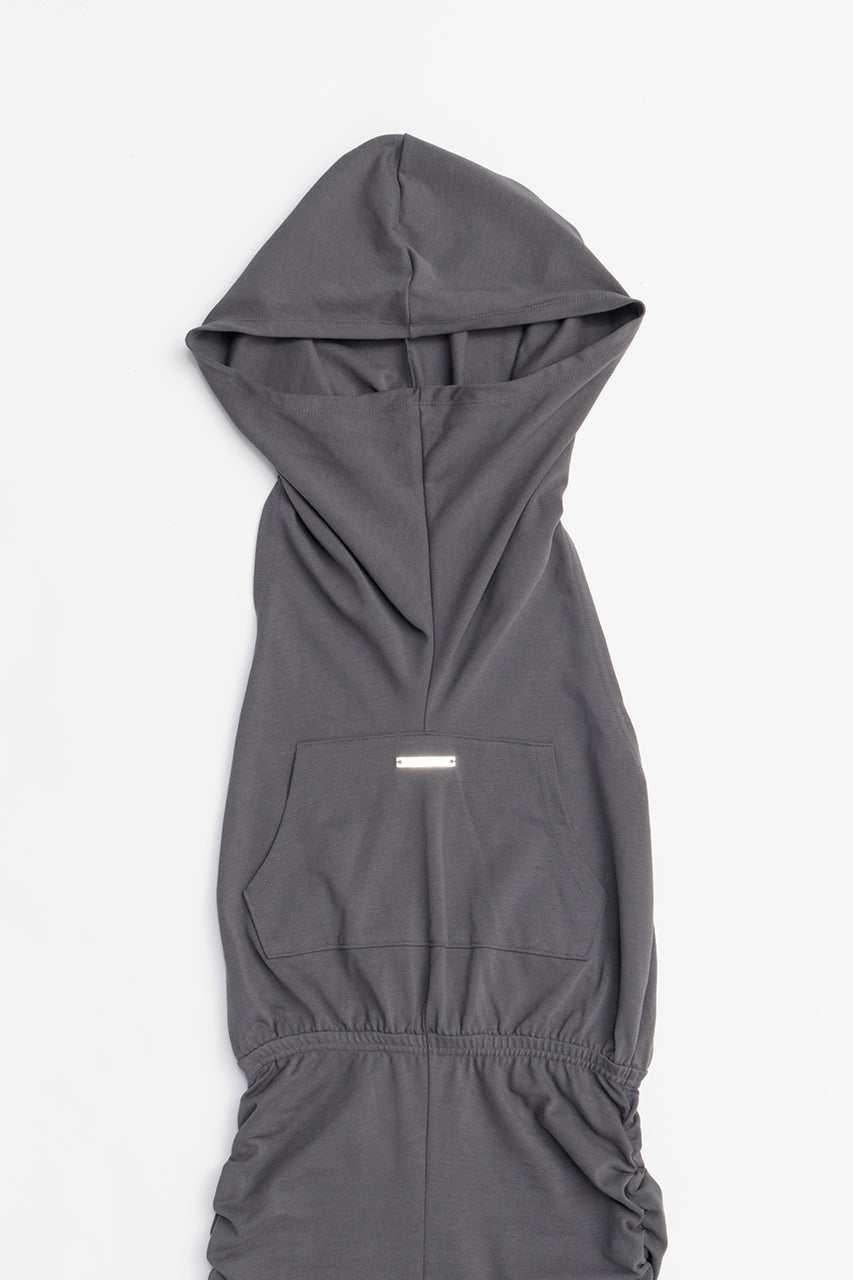 Drape Hoodie One Piece