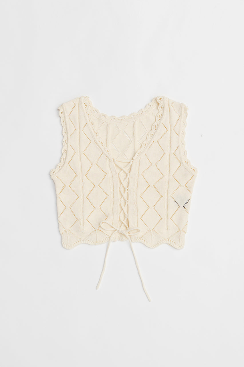 2Way Lace Up Vest - 2025 SUMMER