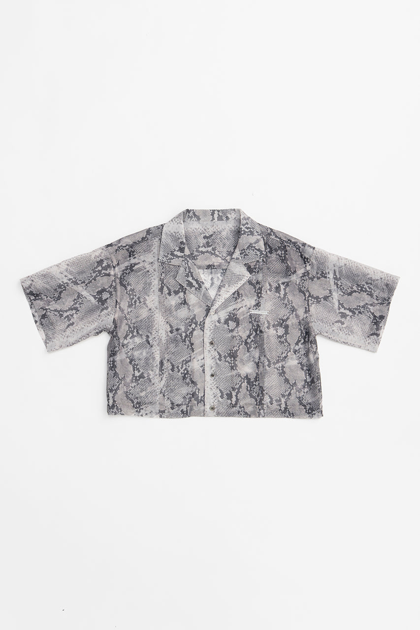 Python Print Sheer Shirt - SALE