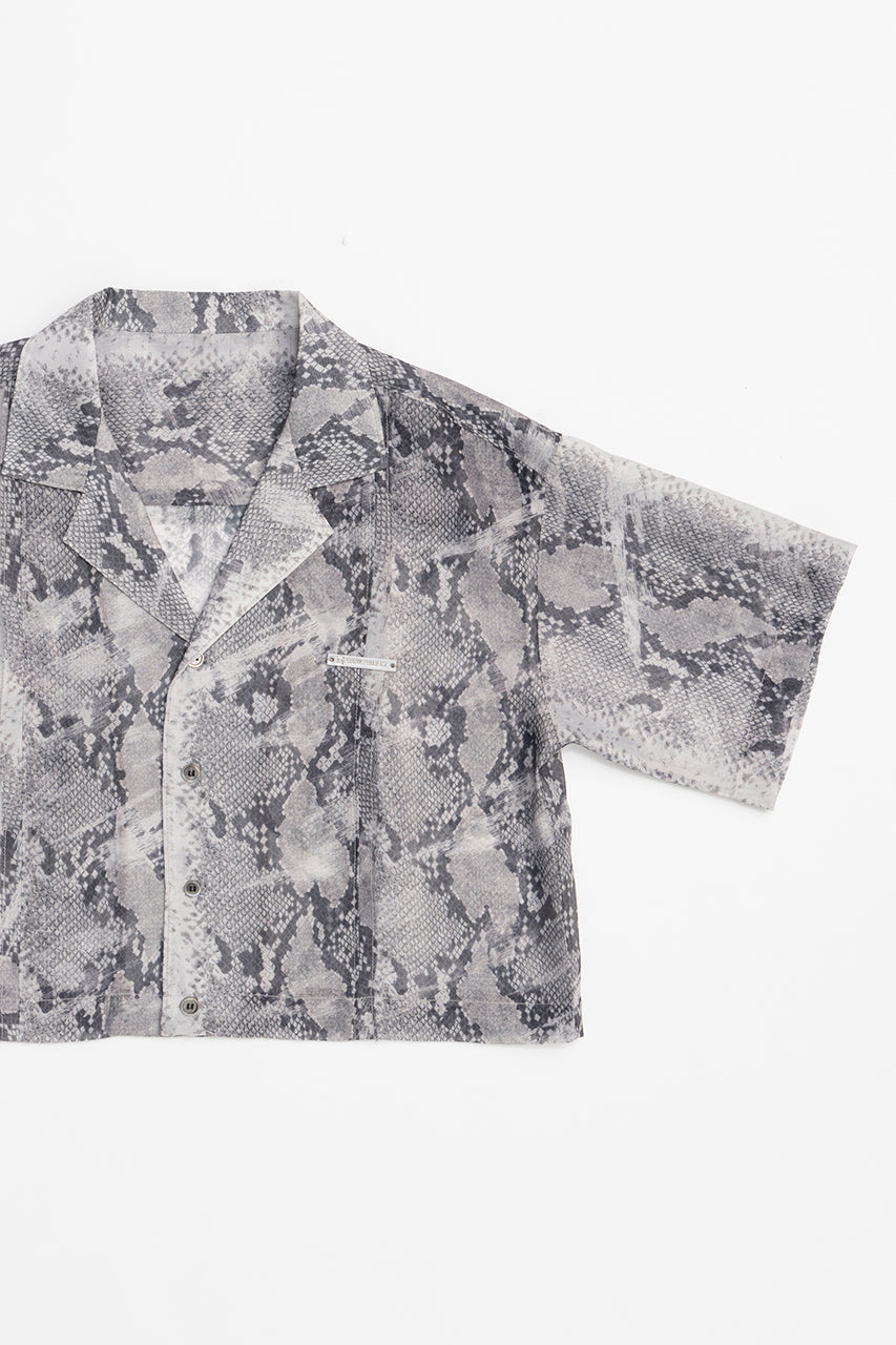 Python Print Sheer Shirt - SALE