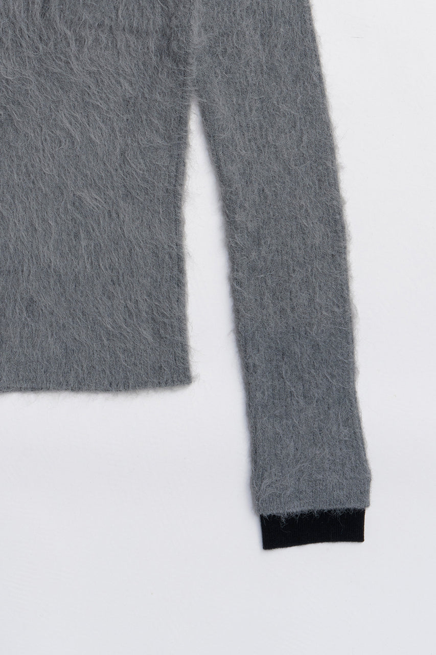 Fluffy Knit Polo - 2025 WINTER