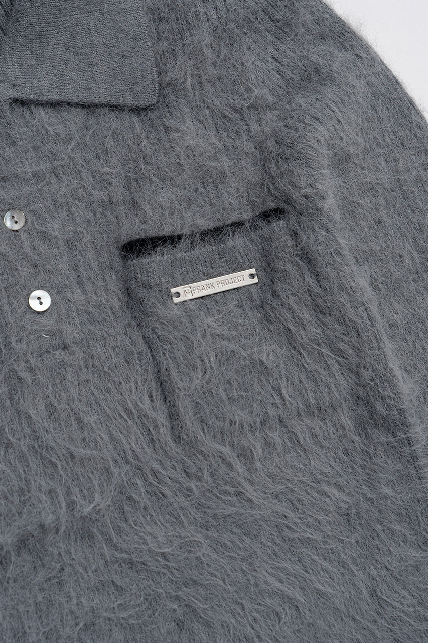 Fluffy Knit Polo - 2025 WINTER