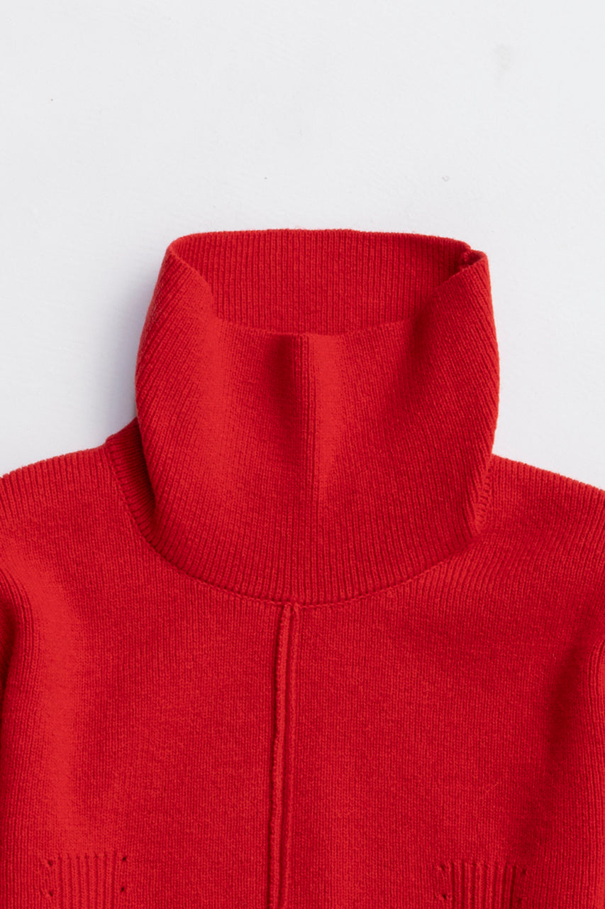 Heavy Turtleneck Knit Tunic