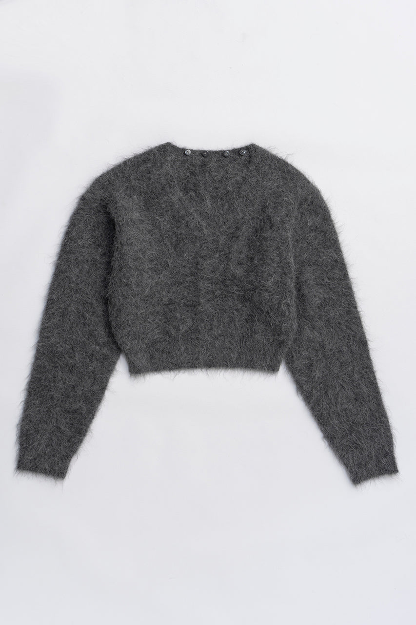 Alpaca Blend 2-Way Hoodie - 2025 WINTER