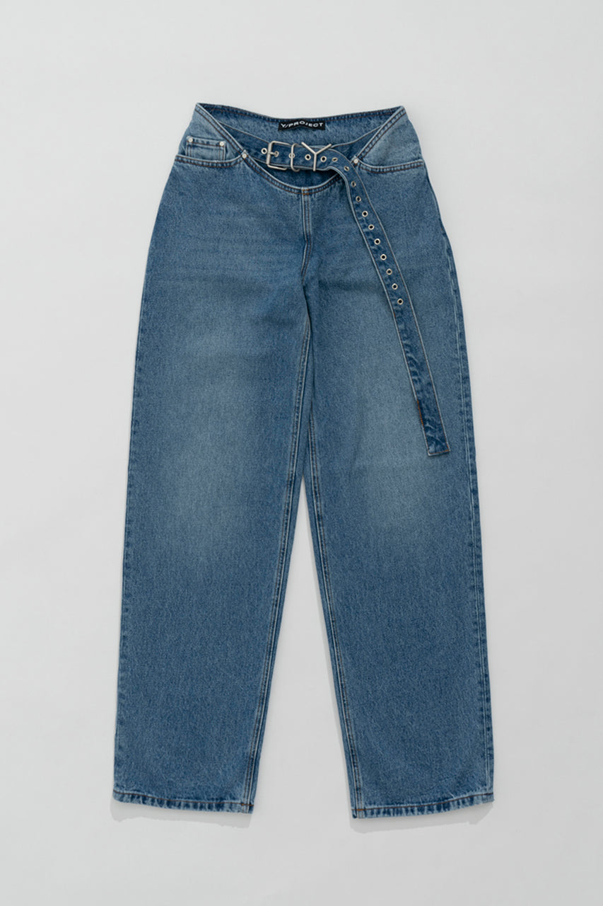 Y Belt Arc Jeans