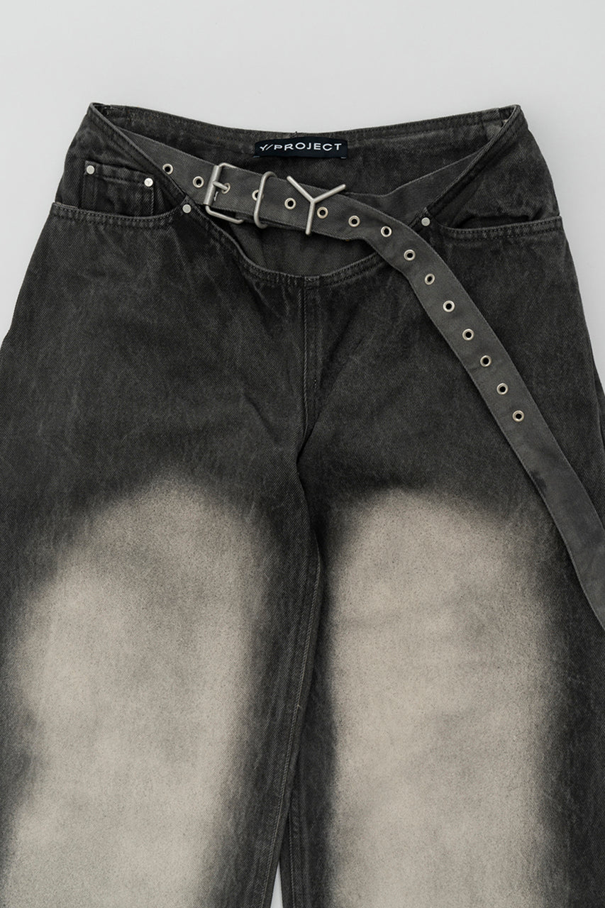 Y Belt Arc Jeans
