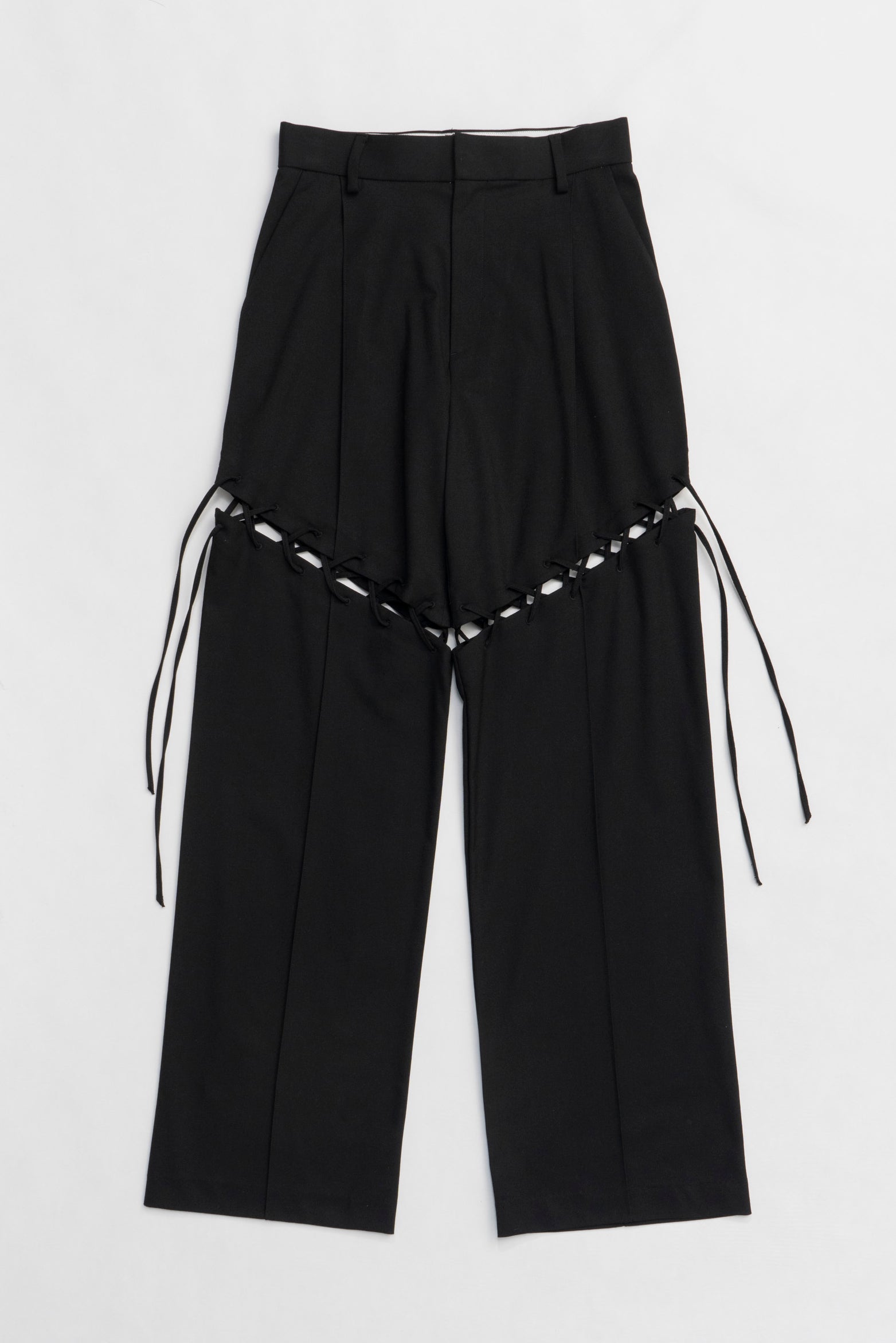 Lace-Up Tailored Pants - SALE