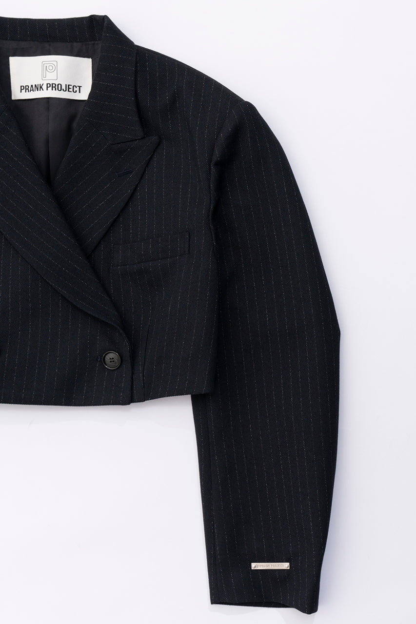 【23AUTUMN先行予約商品】Tech Tweed Cropped Short Jacket