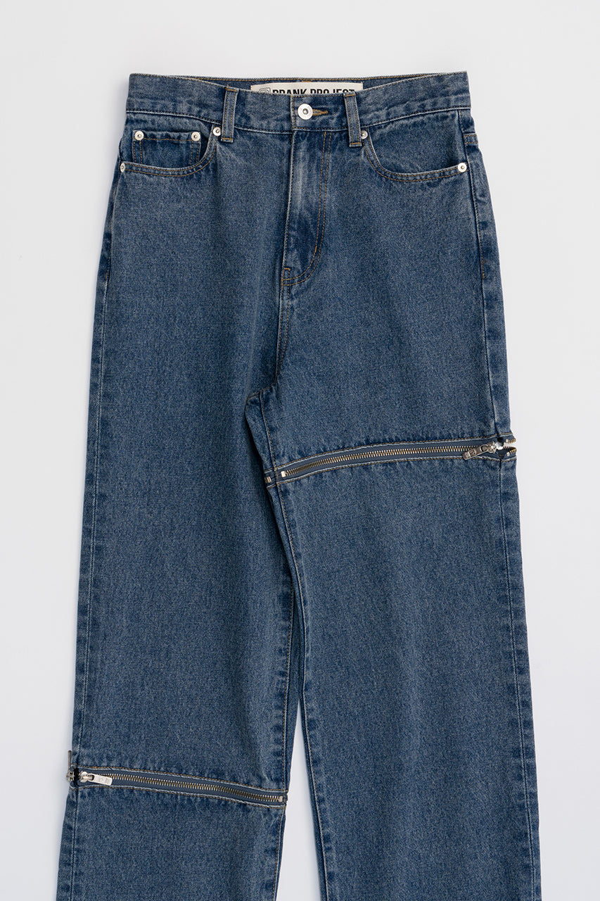 Asymmetry Fastener Denim - SALE