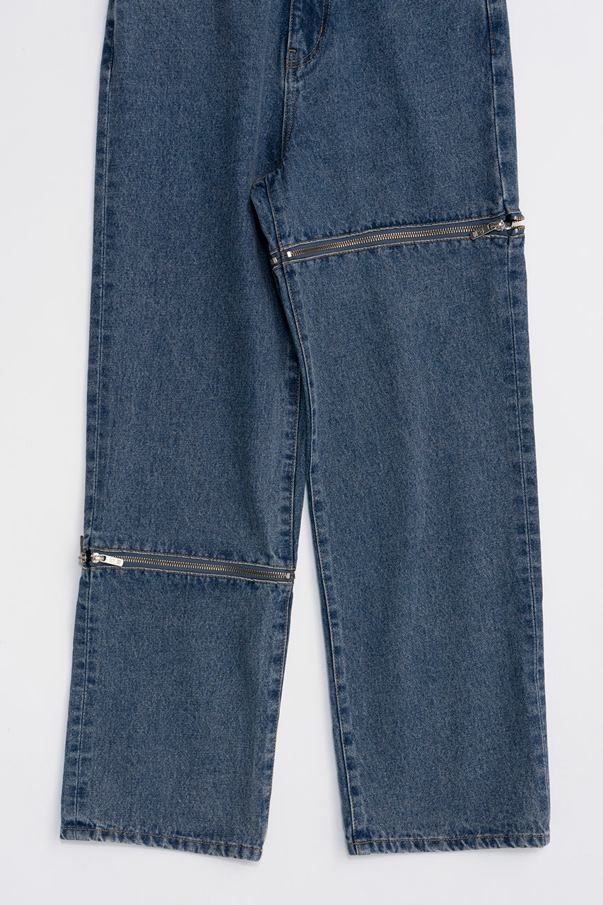 Asymmetry Fastener Denim - SALE