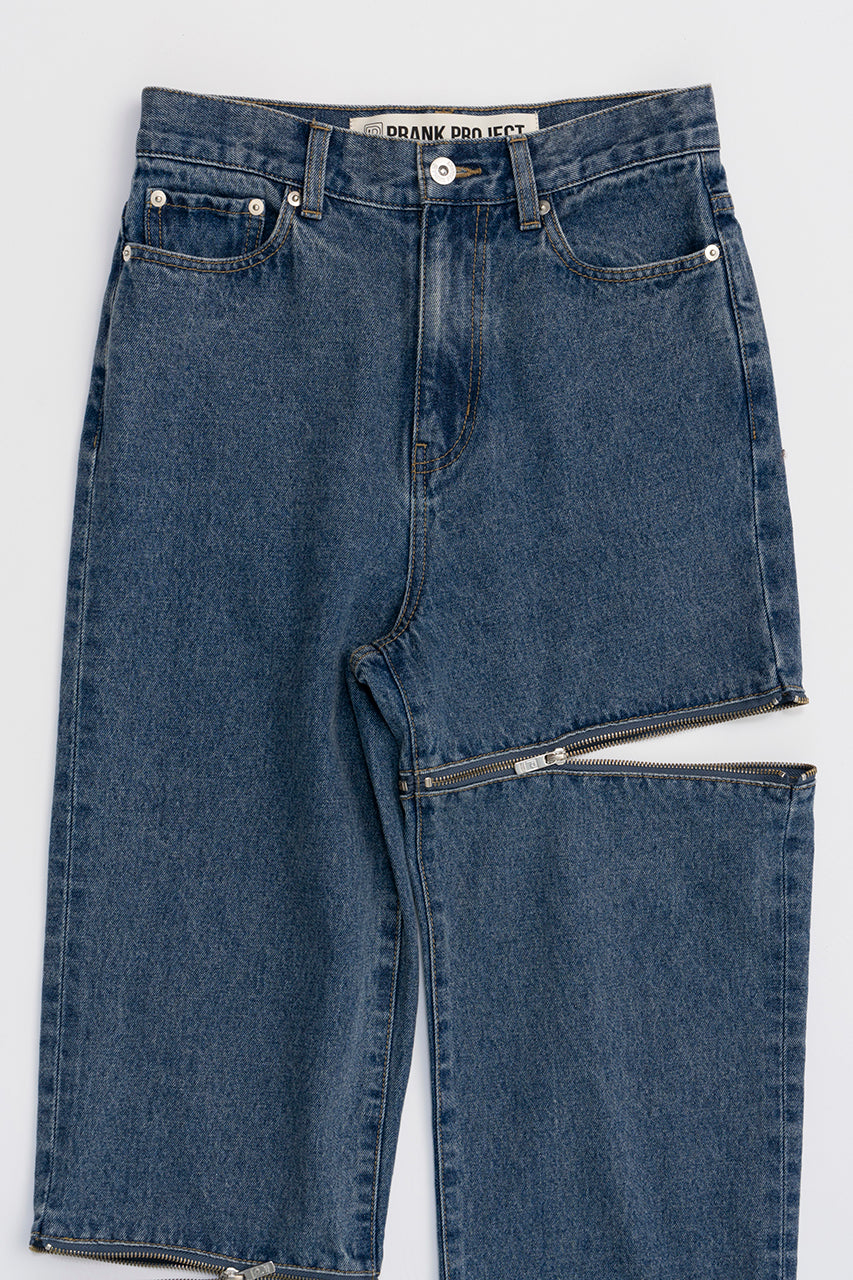 Asymmetry Fastener Denim - SALE