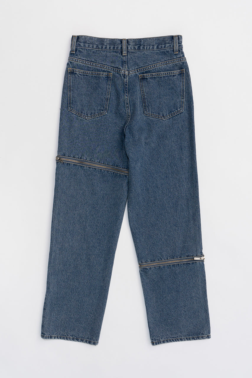 Asymmetry Fastener Denim - SALE
