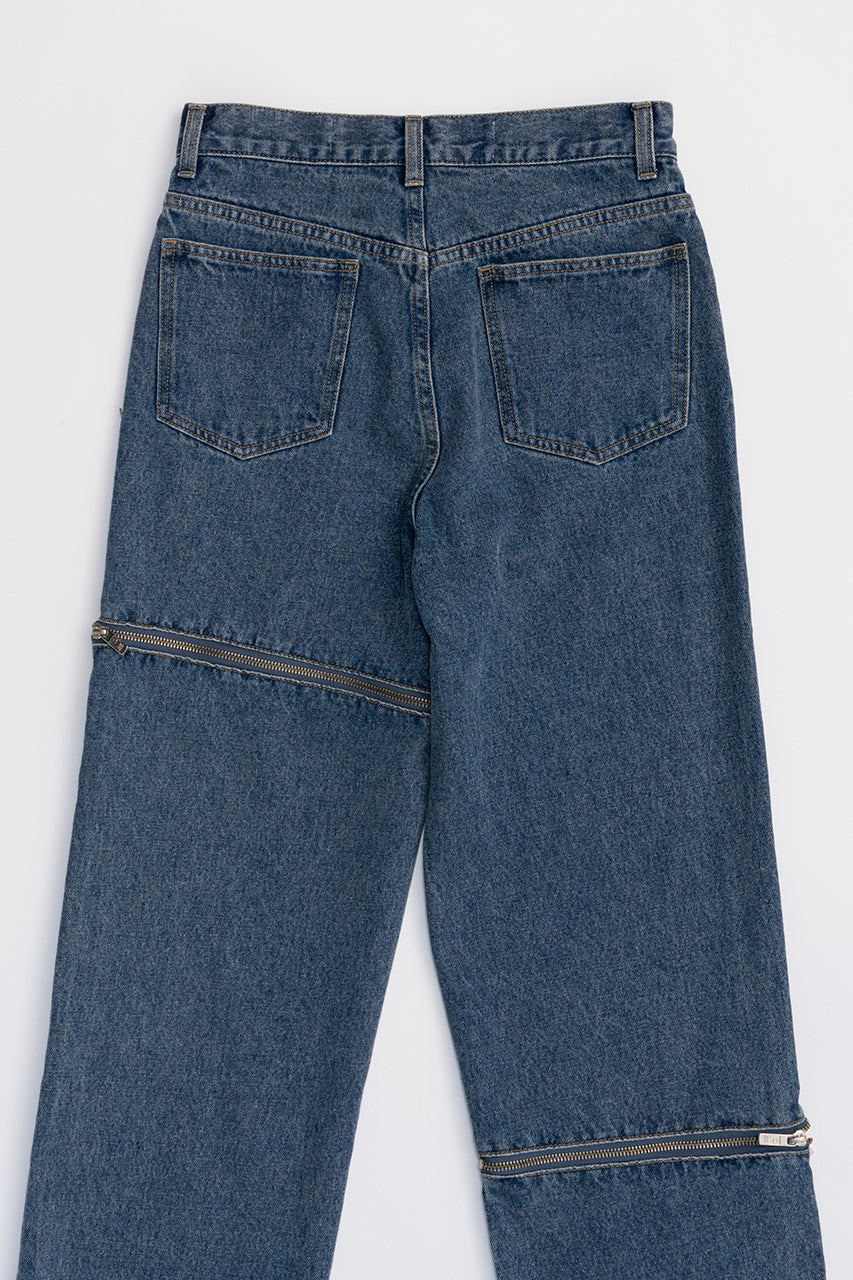 Asymmetry Fastener Denim - SALE